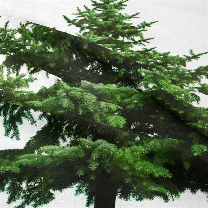 Aperturee - Pine Tree Outdoor Christmas Tapestry Wall Hanging