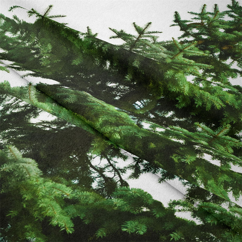 Aperturee - Pine Tree Outdoor Christmas Tapestry Wall Hanging