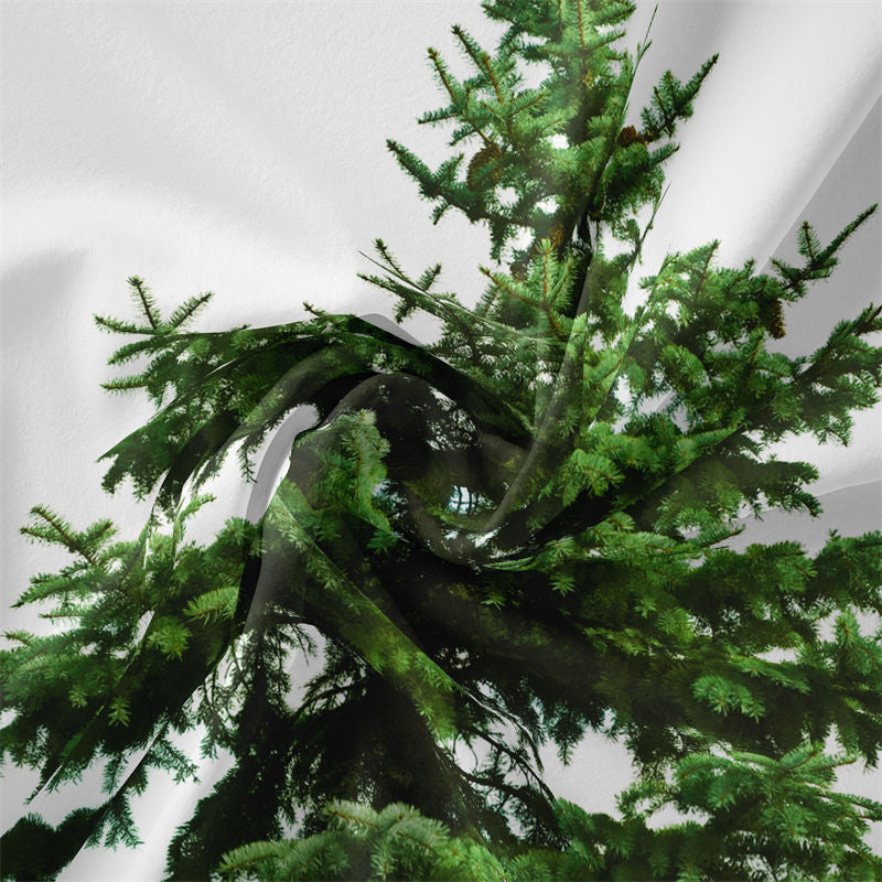 Aperturee - Pine Tree Outdoor Christmas Tapestry Wall Hanging