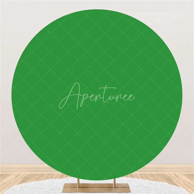 Aperturee - (Ship In 24HR) Green Screen Round Party Backdrop for Photography