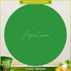 Aperturee - (Ship In 24HR) Green Screen Round Party Backdrop for Photography
