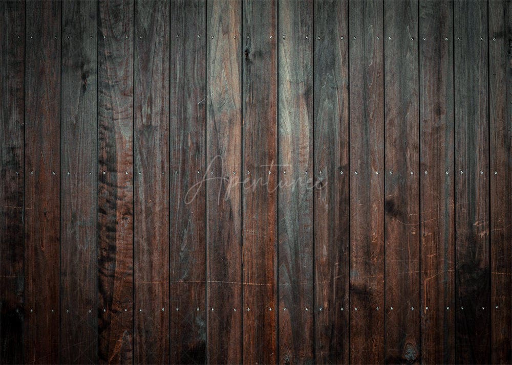 Aperturee - Vignetting Timber Board Wood Photo Rubber Floor Mat