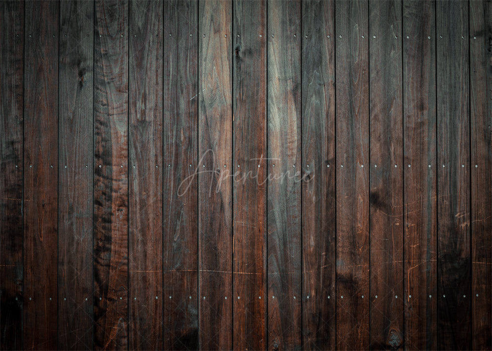Aperturee - Vignetting Timber Board Wood Photo Rubber Floor Mat