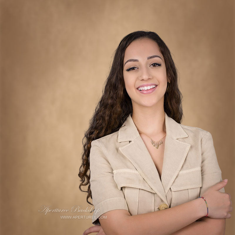 Aperturee - Professional Light Brown Abstract Photography Backdrop