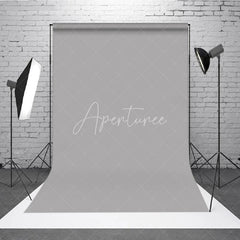 Aperturee - Professional Solid Grey Portrait Backdrop For Studio
