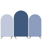 Aperturee Pure Color Navy Blue Double Side Birthday Arch Backdrop Kit