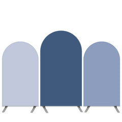 Aperturee Pure Color Navy Blue Double Side Birthday Arch Backdrop Kit