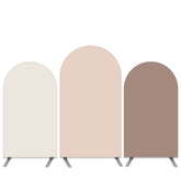 Aperturee Pure Pink Yellow Double Side Birthday Arch Backdrop Kit