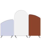 Aperturee Pure Purple Brown Theme Happy Birthday Arch Backdrop Kit