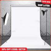 Aperturee - Pure White Solid Color Portrait Photo Booth Backdrop