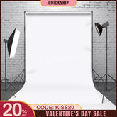 Aperturee - Pure White Solid Color Portrait Photo Booth Backdrop