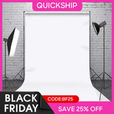 Pure White Solid Color Portrait Photo Booth Backdrop