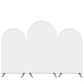 Aperturee Pure White Theme Double Sided Arch Backdrop Kit For Birthday