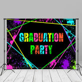 Aperturee - Rainbow Graffiti Splash Paint Grad Photography Backdrop