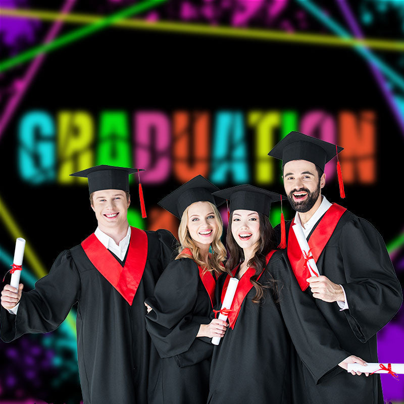 Aperturee - Rainbow Graffiti Splash Paint Grad Photography Backdrop