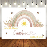 Aperturee - Ray Of Sunshine Is Almost Here Baby Shower Backdrop
