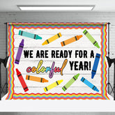 Aperturee - Ready For A Colorful Year Back To School Backdrop
