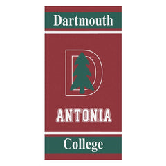 Aperturee - Red Custom Name College Beach Towel Holiday Gifts