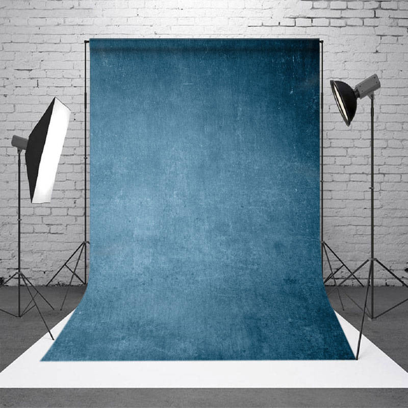 Aperturee - Retro Abstract Light Blue Portrait Studio Backdrop