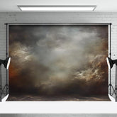 Aperturee - Retro Grey Old Master Baby Portrait Photo Backdrop