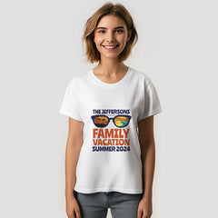 Aperturee - Retro Sunglasses Family Trip Beach Vacation T-Shirt