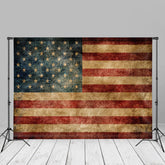 Aperturee - Retro US Flag American Independence Day Backdrop