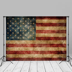 Aperturee - Retro US Flag American Independence Day Backdrop