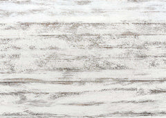 Aperturee - White Peeling Paint Wood Rubber Floor Mat For Photo