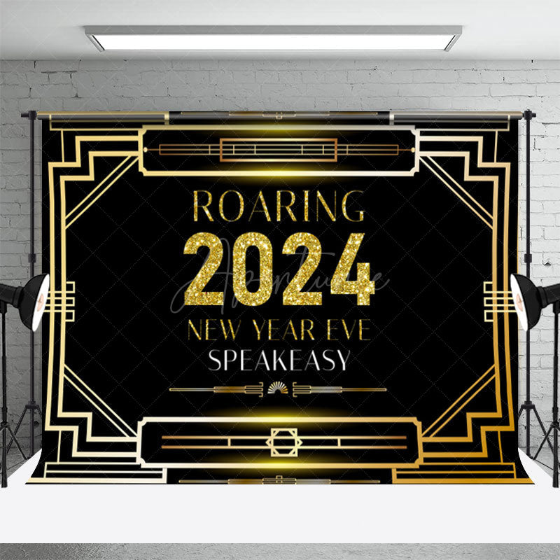 Aperturee - Roaring 2023 New Year Eve Speakeasy Cheer Backdrop