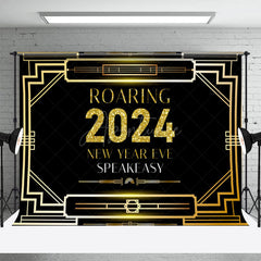 Aperturee - Roaring 2023 New Year Eve Speakeasy Cheer Backdrop