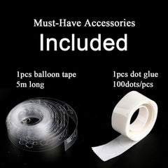 Aperturee Rose Gold 125 Pack DIY Balloon Arch Kit | Garland Party Decorations - Pink