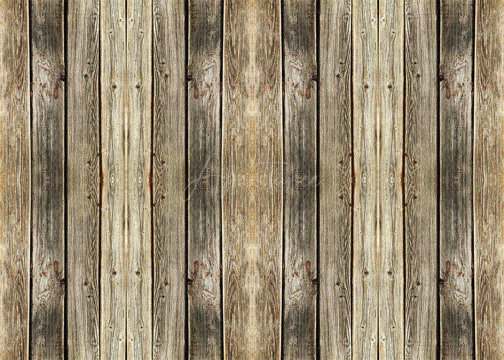 Aperturee - Rustic Vertical Distressed Wood Rubber Floor Mat