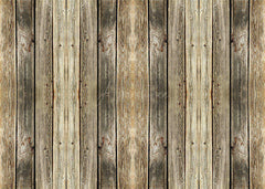 Aperturee - Rustic Vertical Distressed Wood Rubber Floor Mat