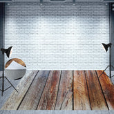 Aperturee - Rustic Peeling Paint Wood Texture Floor Backdrop