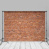 Aperturee - Rustic Red Brick Textured Photoshoot Backgdrop