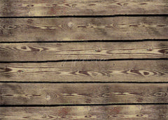 Aperturee - Rustic Wood Board Texture Photo Rubber Floor Mat