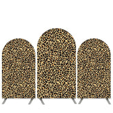 Aperturee Safari Theme Leopard Pattern Birthday Arch Backdrop Kit