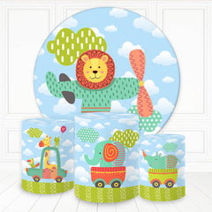 Aperturee Safari With Different Transport Round Backdrop Kit