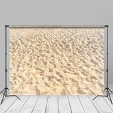 Aperturee - Sand Pattern Tropical Beach Texture Photo Backdrop
