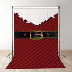Aperturee - Santa Claus Red Christmas Backdrop For Photograph