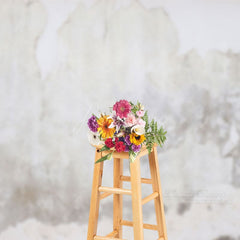 Aperturee - Shabby Lime Rustic Rock Wall Photography Backdrop