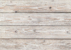 Aperturee - Old Light White Vintage Style Wood Rubber Floor Mat