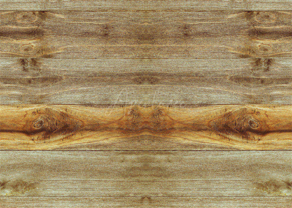 Aperturee - Old Yellow Texture Classic Wood Rubber Floor Mat