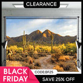 Aperturee - (Ship In 24HR) Aperturee Desert Gobi Cactus Mountain Sky Photography Backdrop