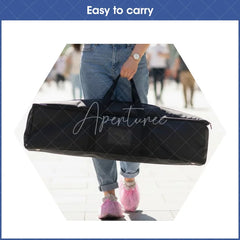 Aperturee - Aperturee Heavy Duty Chiara Arched Frame 3 Piece Set Stands With Carrying Bag for Party Wedding Event Decor