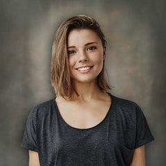 Aperturee - Simple Grey Bokeh Halo Photography Studio Backdrops