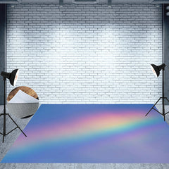 Aperturee - Simple Hazy Rainbow Bokeh Floor Mat For Photography