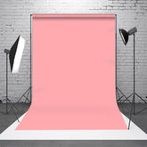 Aperturee - Simple Pink Solid Color Photo Booth Backdrop For Studio