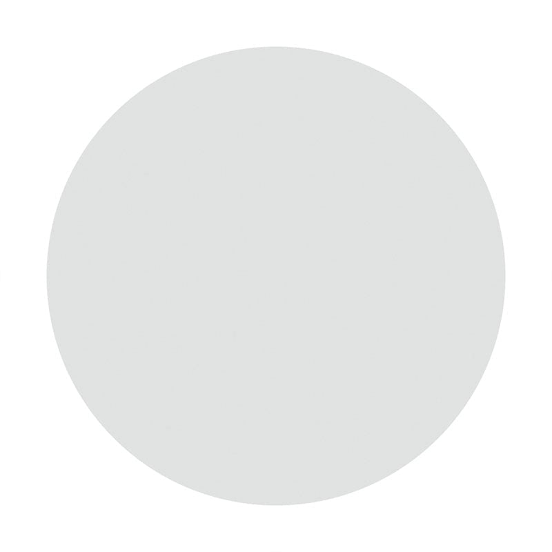 Aperturee - Simple White Happy Birthday Round Backdrop For Party