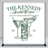 Aperturee - Social Club Custom Bachelorette Weekend Backdrop